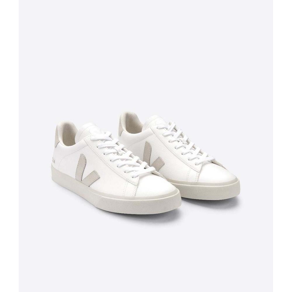 Veja CAMPO CHROMEFREE Low Tops Sneakers Heren White/Beige | BE 203KOR